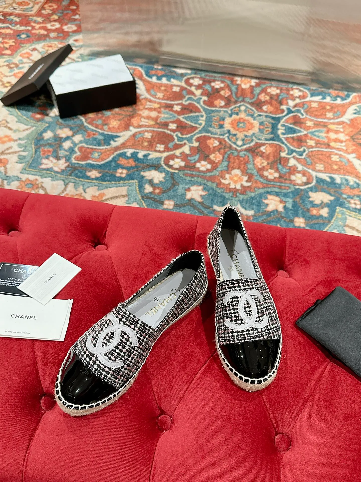 👟👟Ex-factory price 400👟👟 CHANEL 2024 early spring new fisherman shoes, top version 👏👏The inner pads are all made of original imported sheepskin! Code number: 35 - 40 (34.41.42 customized, non-returnable) standard code with full set of packaging